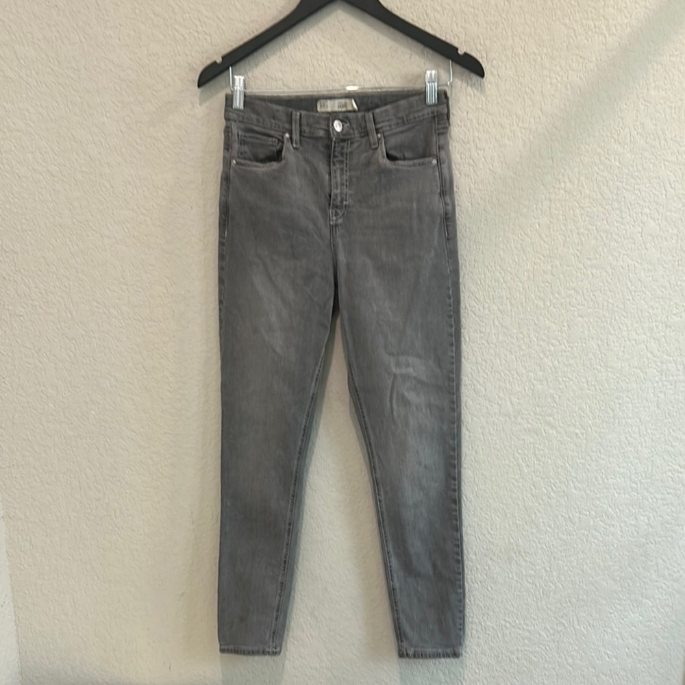Topshop Gray Skinny Jeans with Sleek Fit